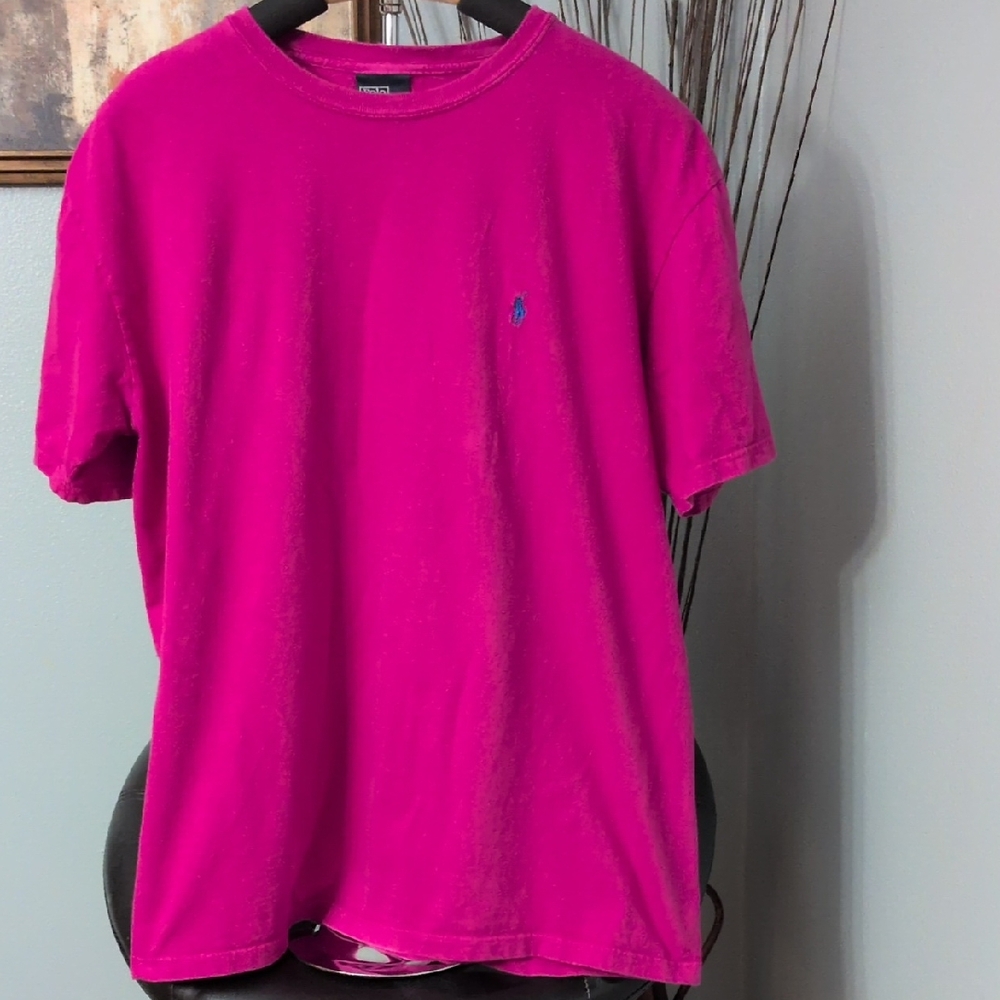 Polo by Ralph Lauren Men's Fuchsia Tee